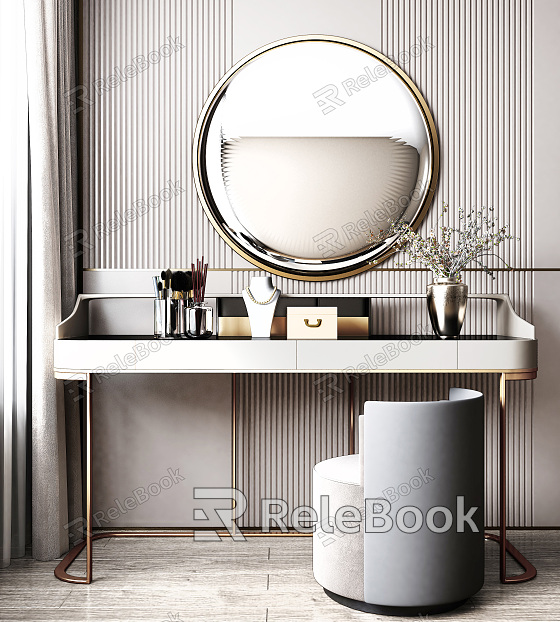 Light Luxury Dressing Table model