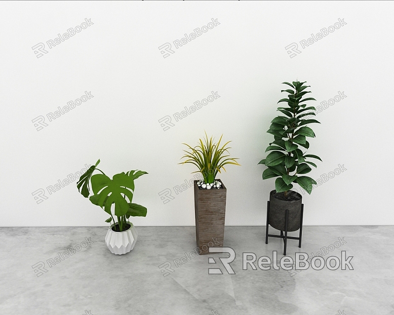 green plant model