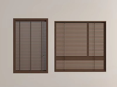 Modern Middle Ancient Venetian Blinds Folding Blinds 3d model