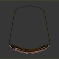Copper Colored Vintage Goggles With Leather Strap And Classic Design