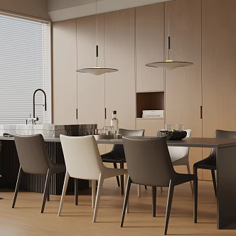 Modern table combination 3d model