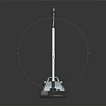 Modern Blue And Black Vacuum Cleaner With Long Hose And Powerful Suction