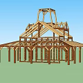 Modern Pavilion Landscape Pavilion 3d model