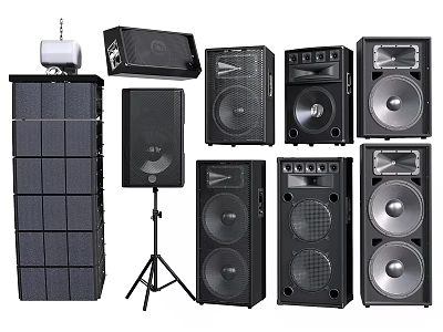 Modern floor bass sound stage sound karaoke theater 3d model Modern floor bass sound stage sound karaoke theater 3d model