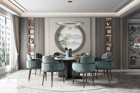 New Chinese Restaurant 3d model