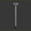 Heavy Duty Industrial Metal U Shaped Bolts Hardware Tools With Square Head Design