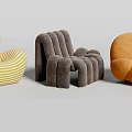 Stylish Lazy Sofa Collection with Various Colors and Soft Shapes for Home Living Room