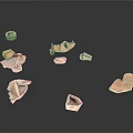 Artistic Sculpture Carving Works With Various Shapes And Small Decorative Fragments