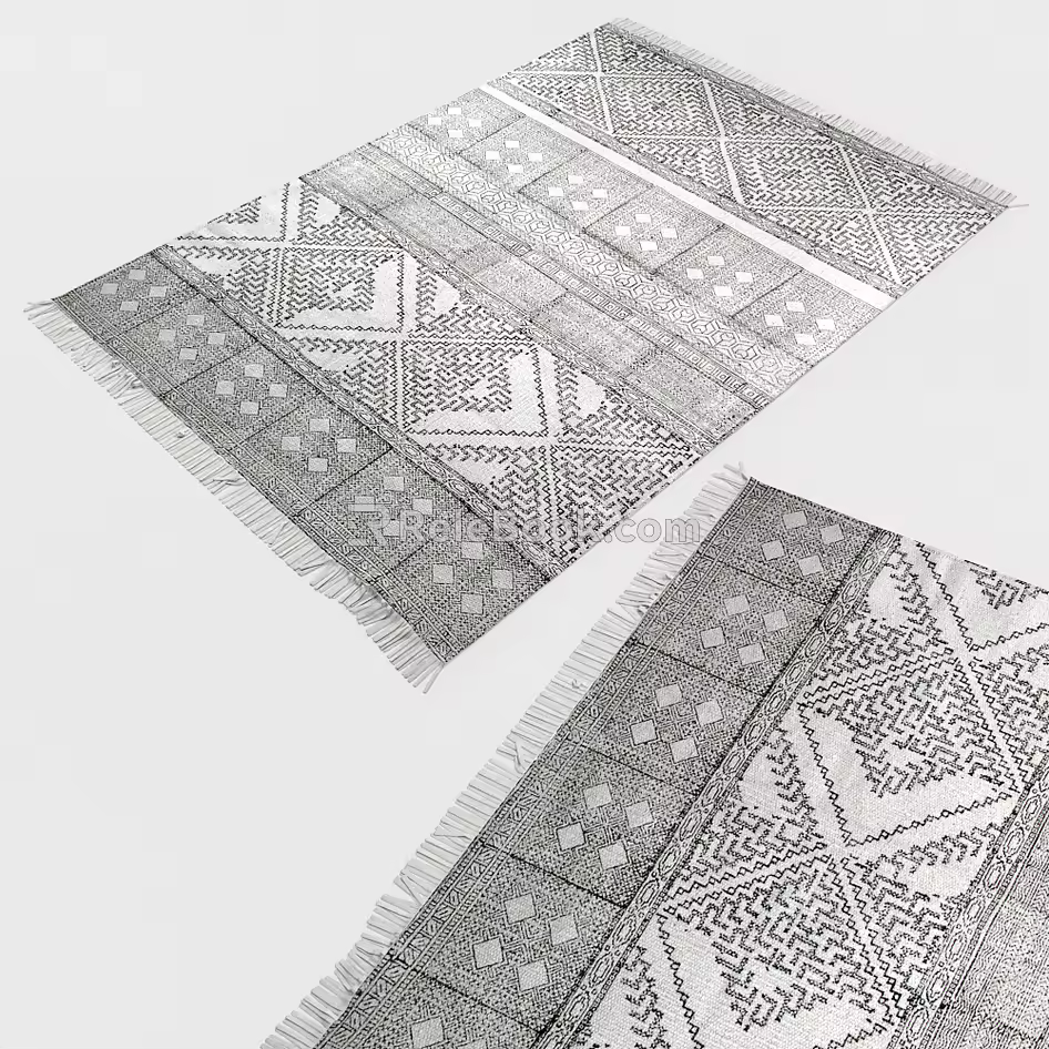 Square carpet 3d model