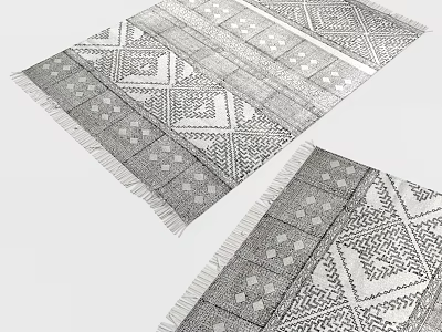 Square carpet 3d model