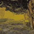 Rocky Cave Interior With Intricate Stone Formations And Pathway