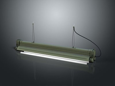 Lamp stick fluorescent lamp lighting lamp lighting fixture furniture realistic model cartoon model model