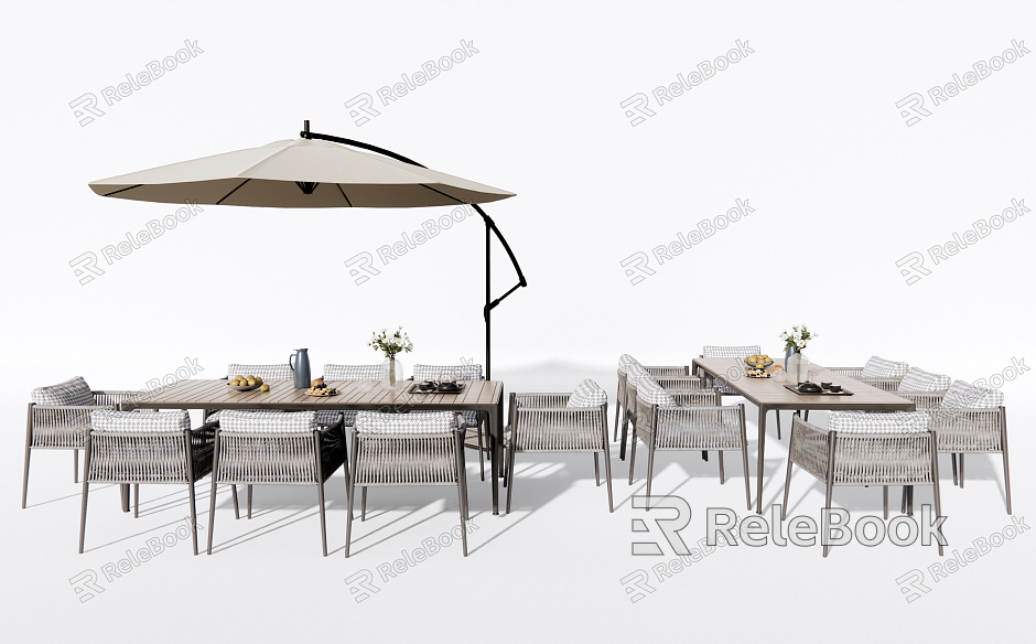 Modern Outdoor Table and Chair Outdoor Dining Table and Chair model