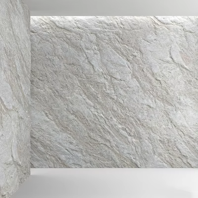 Natural Stone Components With Modern Textured Surface For Interior Decoration 3d model