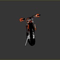 Motorcycle Two Wheels Motocross Motorcycle Road Race Motorcycle 3d model