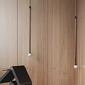 Modern Wall Lamp Design With Black Pole And White Globe On Wooden Wall