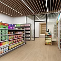 Modern Convenience Store 3d model
