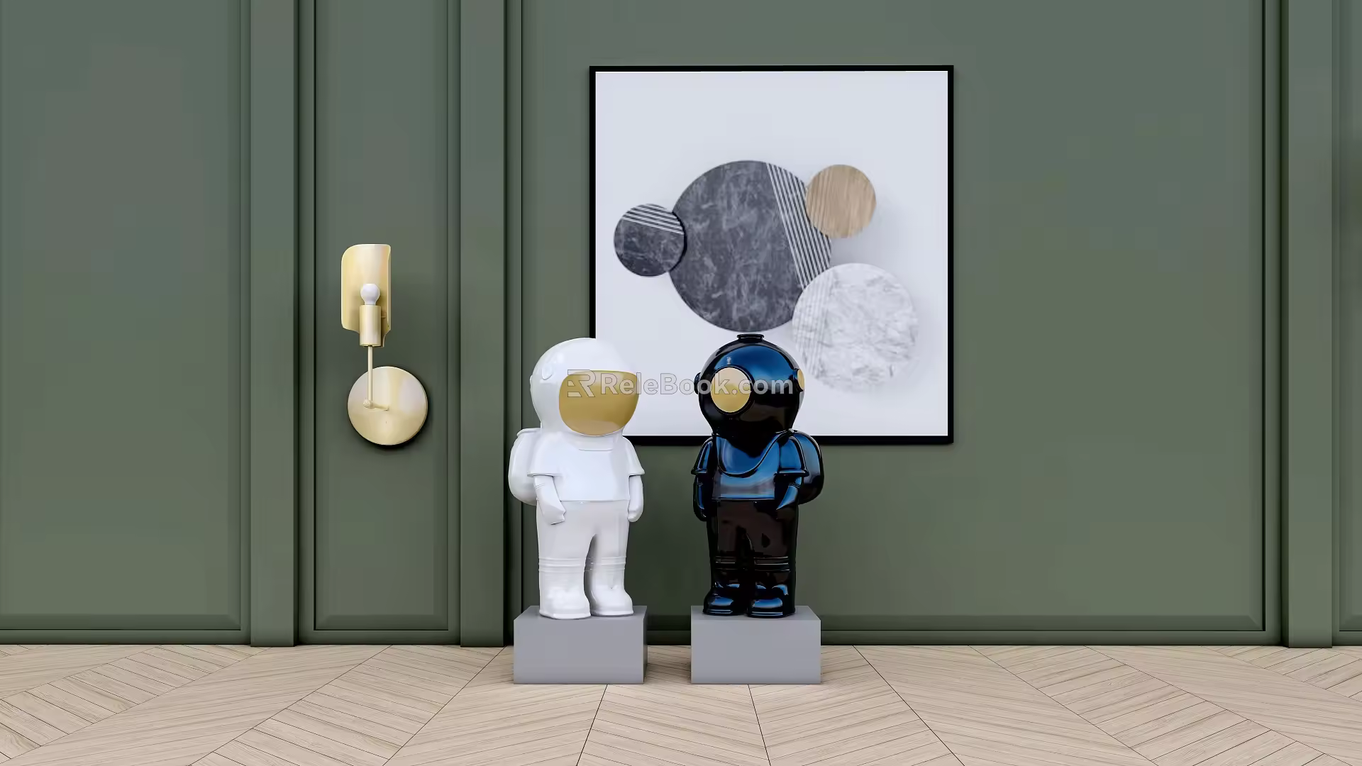 Modern Style Space Astronaut 3d model
