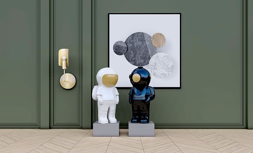 Modern Style Space Astronaut 3d model