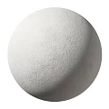 White Sphere Component With Rough Surface Texture And Smooth Curved Contour 3d model