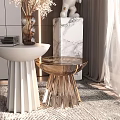Modern single sofa single chair 3d model