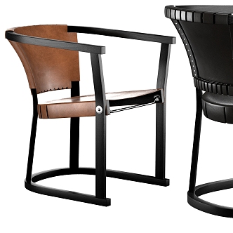 Modern single armchair 3d model