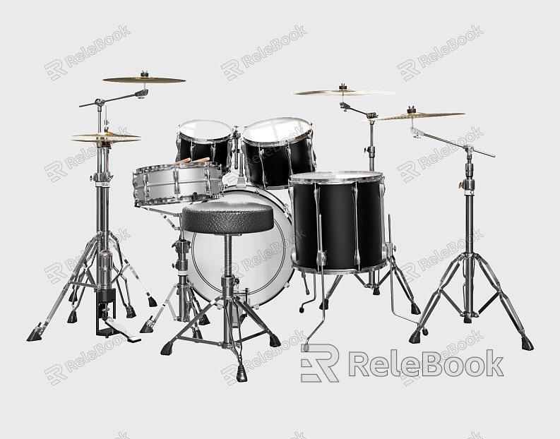 Modern drum set model