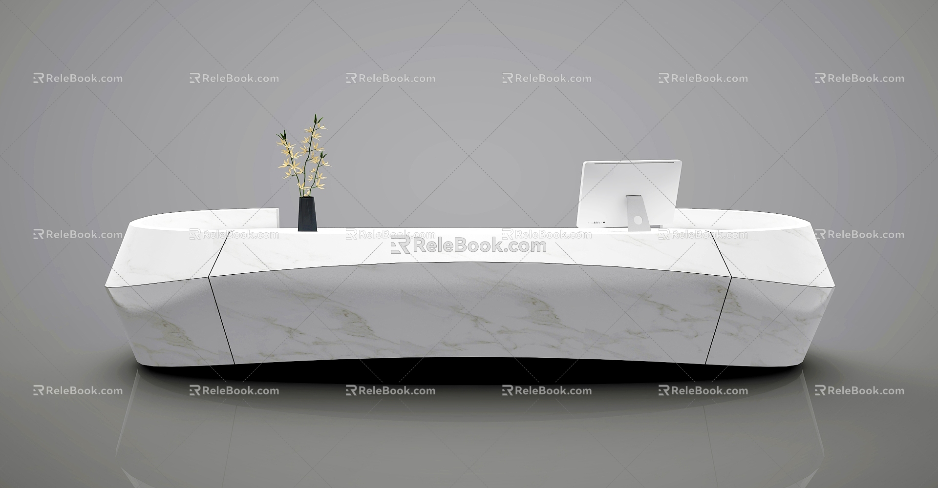 Modern Fashion Light Luxury Desk Desk 3d model