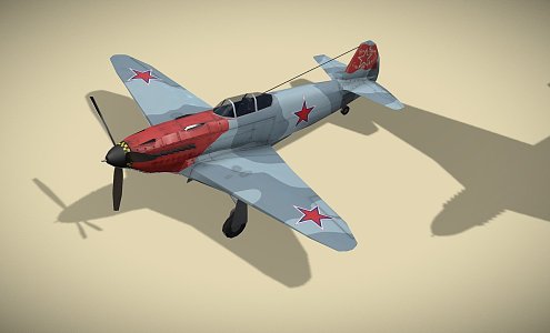 Aircraft Fighter 3d model