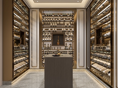 Chinese wine cellar model