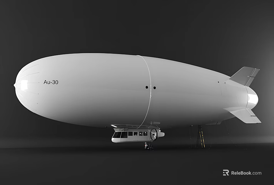 Modern White Air-30 Yacht Featuring Spacious Cabin And Sleek Exterior Design 3d model 