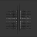 Industrial Metal Equipment Featuring Grid Frames and Vertical Plate Structure