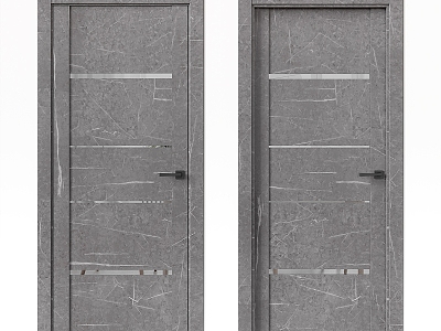 Simple Room Door Single Door Simple Room Door Single Door 3d model