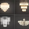Various Unique Chandelier Designs With Modern Shapes And Crystal Details For Interior Lighting
