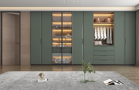 Modern wardrobe 3d model