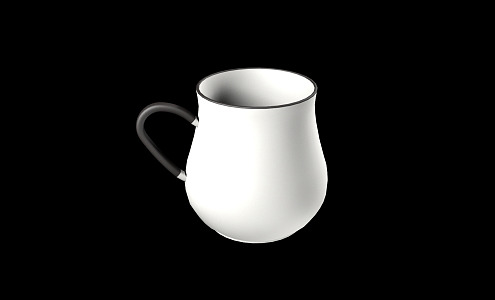 Modern cup water cup 3d model