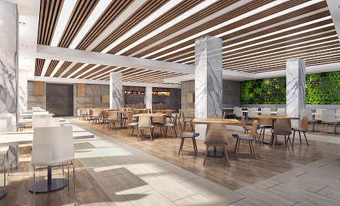 Modern Restaurant 3d model