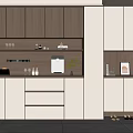Modern Shoe Cabinet In Entrance Hallway Interior With Lighted Shelves And Wooden Storage Cabinets
