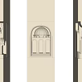 Modern Unique Shaped Wall Lamp with Arch Dome Design and Warm Light for Interior Decor