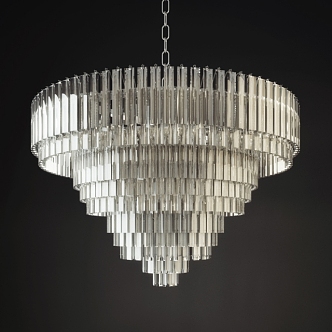 Crystal chandelier 3d model