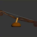 Crossbow Mechanical Crossbow Shift Bow and Arrow Shoot Far Equipment Weapons High-tech Crossbow 3d model