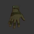 Green And Beige Textured Work Glove With Non Slip Grip And Comfortable Design For Daily Use