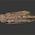 Natural Layered Rock Landscape With Red Brown Hues And Varied Textures Reflecting On Dark Surface