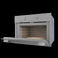 Sleek Miele Built In Oven With Stainless Steel Finish Glass Door And Digital Controls