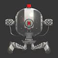 modern robot 3d model