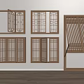 Traditional Chinese Wooden Lattice Screens With Various Panel And Frame Designs