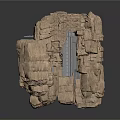 Unique Building Integrated Into Cliff Rock Structure With Modern Design Elements