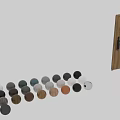 Elegant Wooden Door With Glass Insert And Smart Lock Design For Modern Home Security