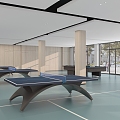 Stadium Table Tennis Hall Billiards Room Gymnasium Activity Room Entertainment Room Sports Hall 3d model