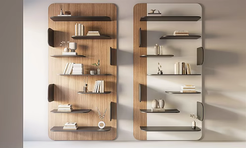 Modern Wall Shelf Storage Rack 3d model
